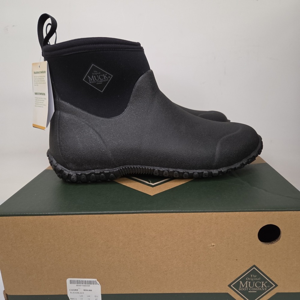 Muck Boot Muckster Ii Ankle Round Toe Pull On  Mens Black Casual Boots M2A-000